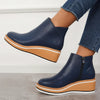 Chic Wedge Ankle Boots