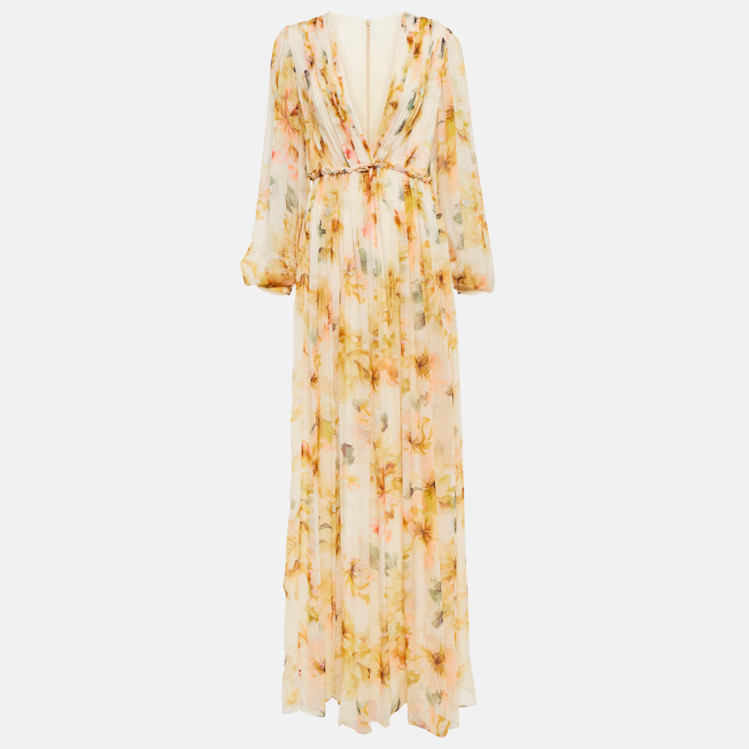 Elegant Linen Silk Midi Prom Dress Women