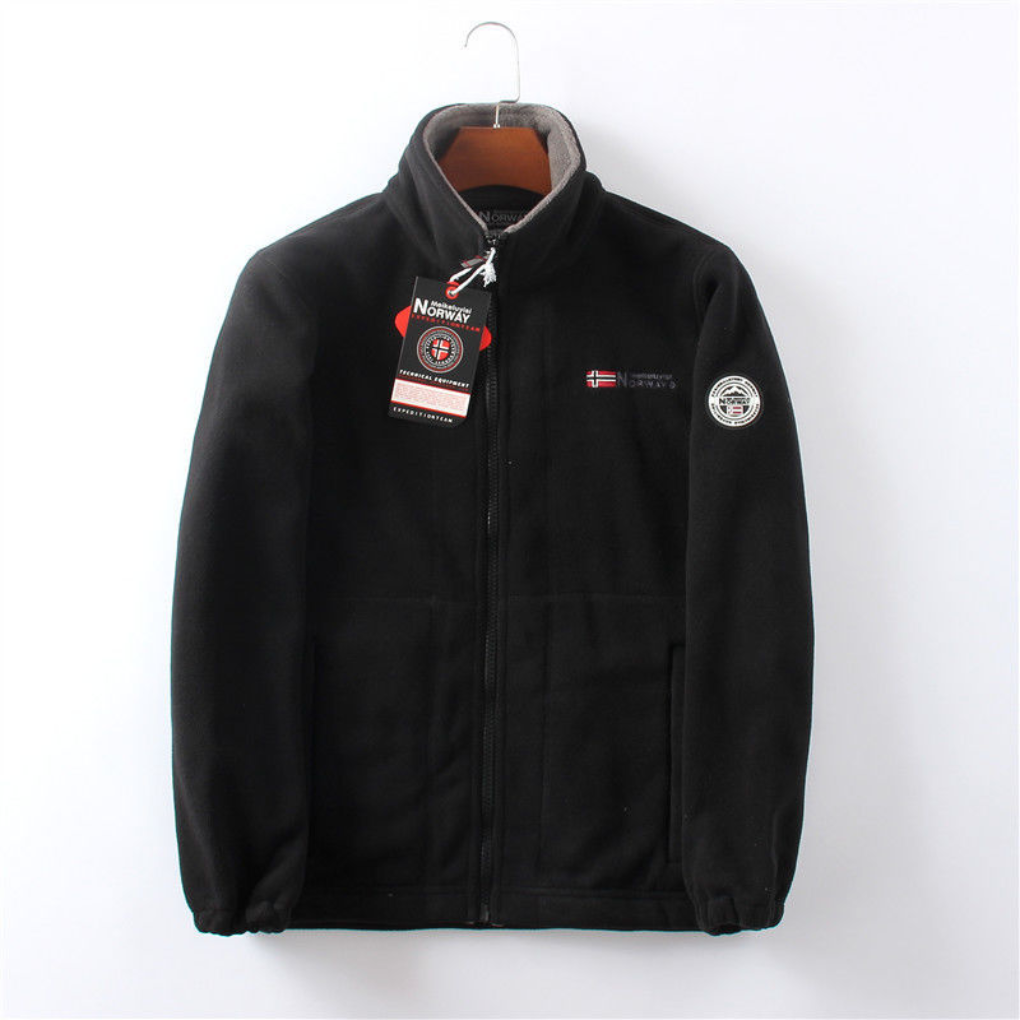 Windproof and Comfortable Men’s Fleece Jacket