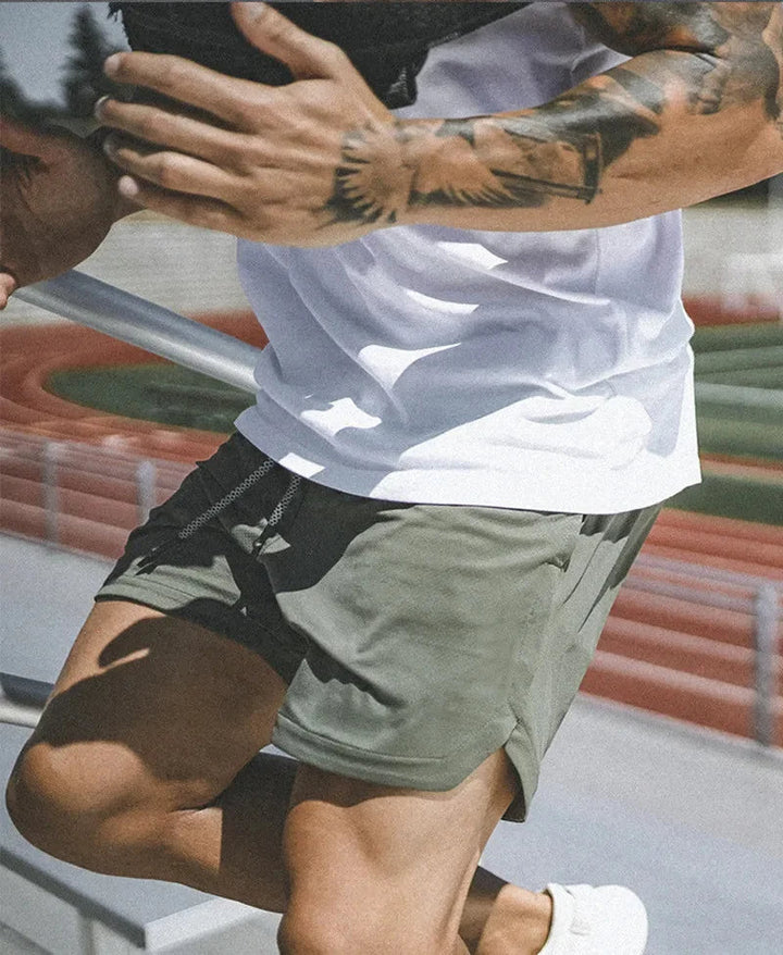 2-in-1 Men's Sport Shorts – Engineered for Performance and Comfort