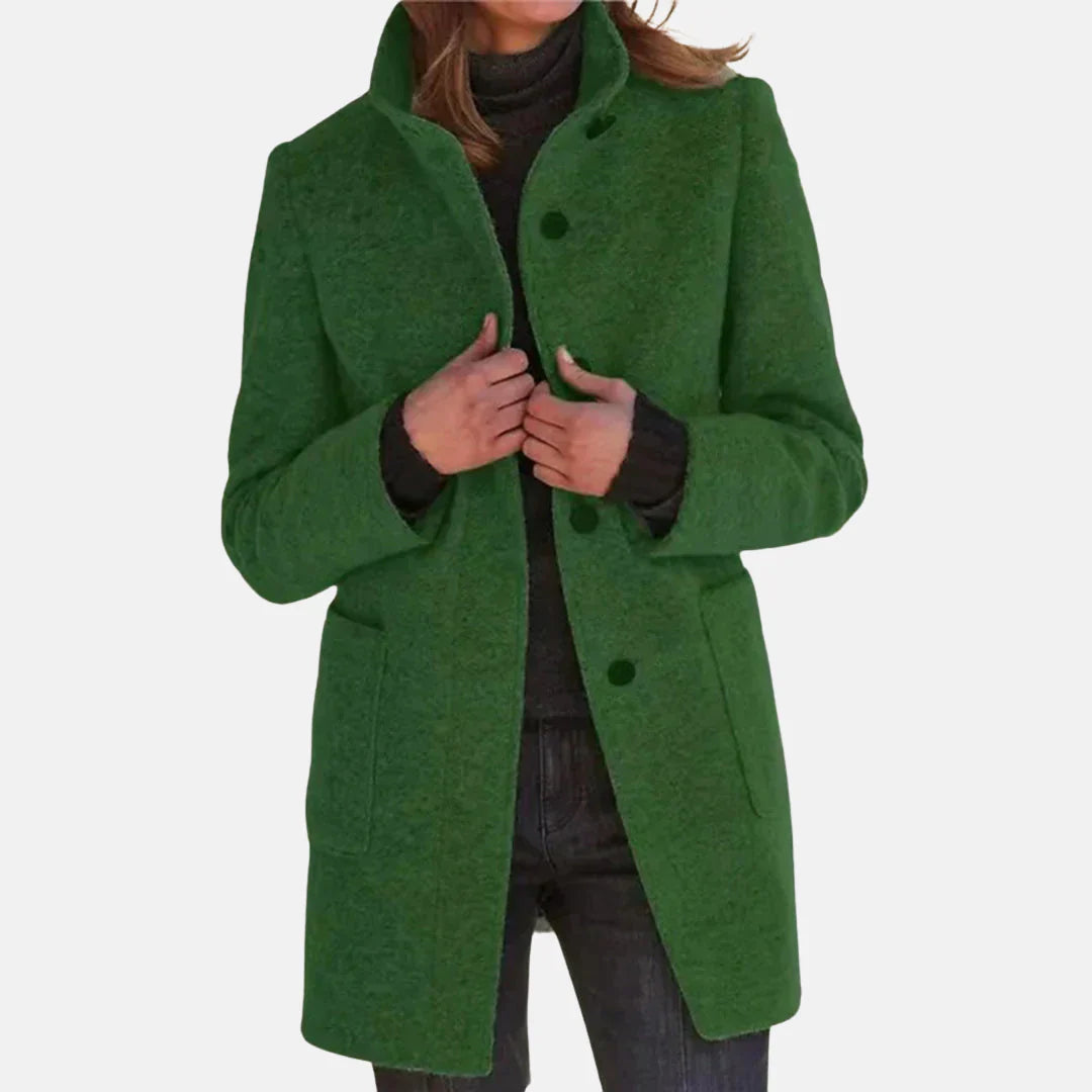 Vintage Tweed Coat with Sophisticated Charm