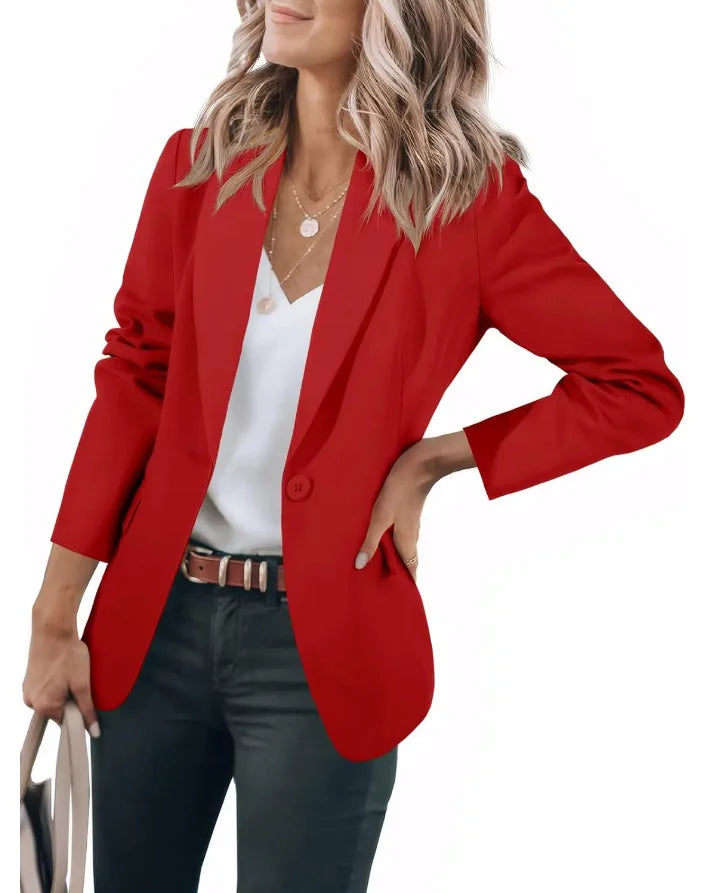 Elegant Women's Blazer with Vintage Look