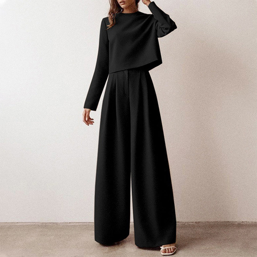 Elegant Two-Piece Palazzo Set