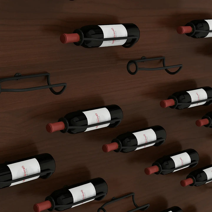 5 pcs Set Elegant Wall Mounted Iron Wine Rack Storage