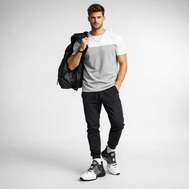 Sporty Men's Sneakers with Breathable Comfort