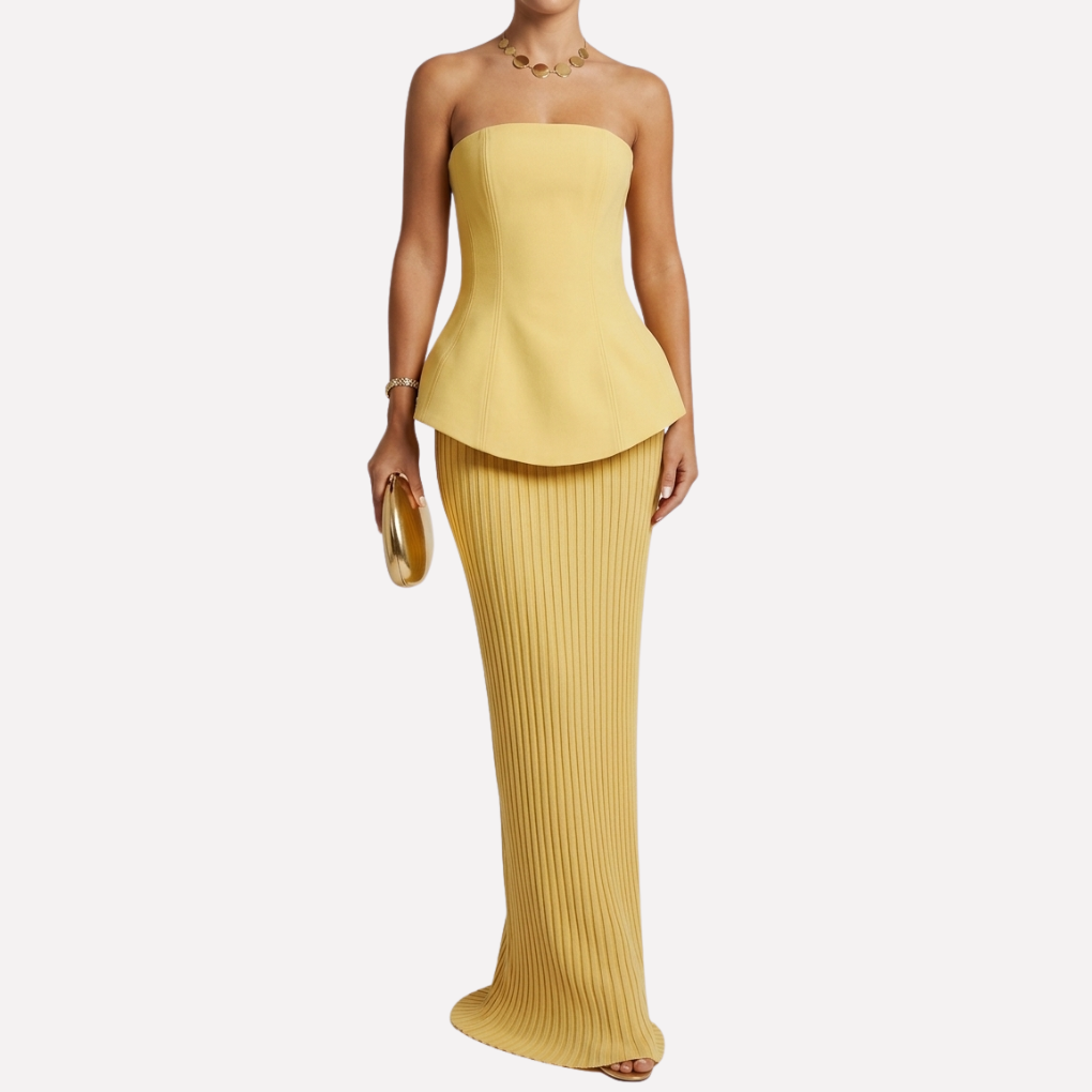 Women's Strapless Maxi Dress