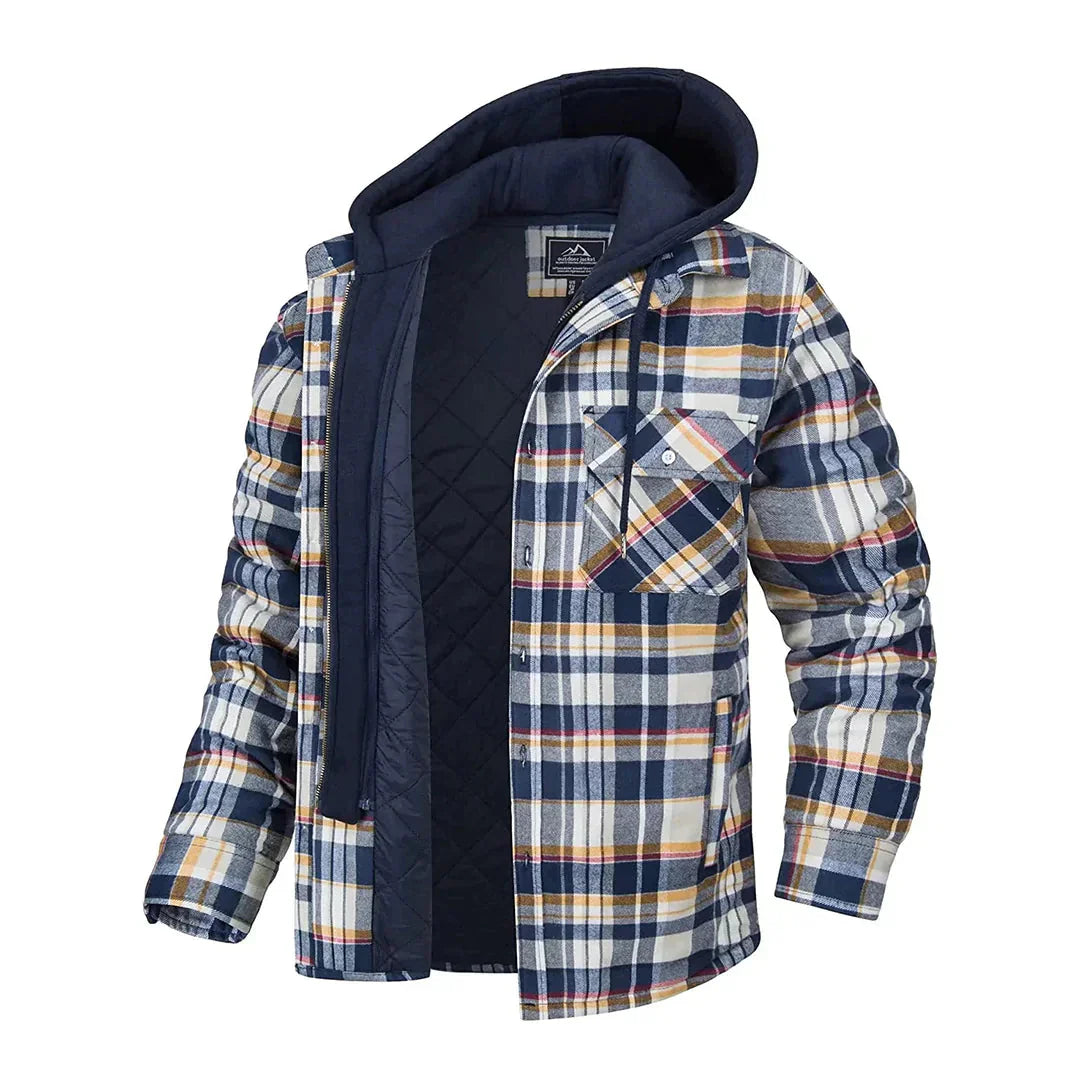 Enzo – Checkered Jacket for Men with Timeless Elegance