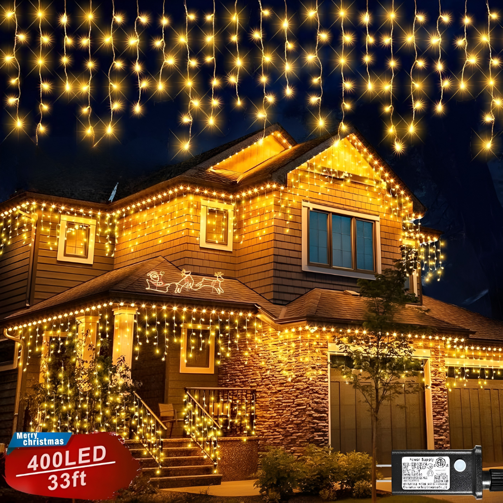GlowCurtain Outdoor Lights (No plug included)