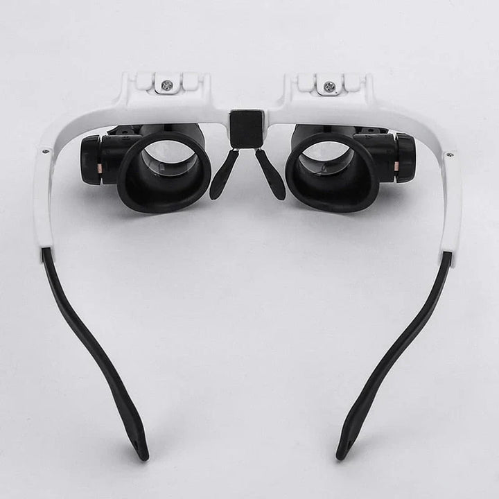 Magnifying Glass with LED Lighting and Adjustable Lenses