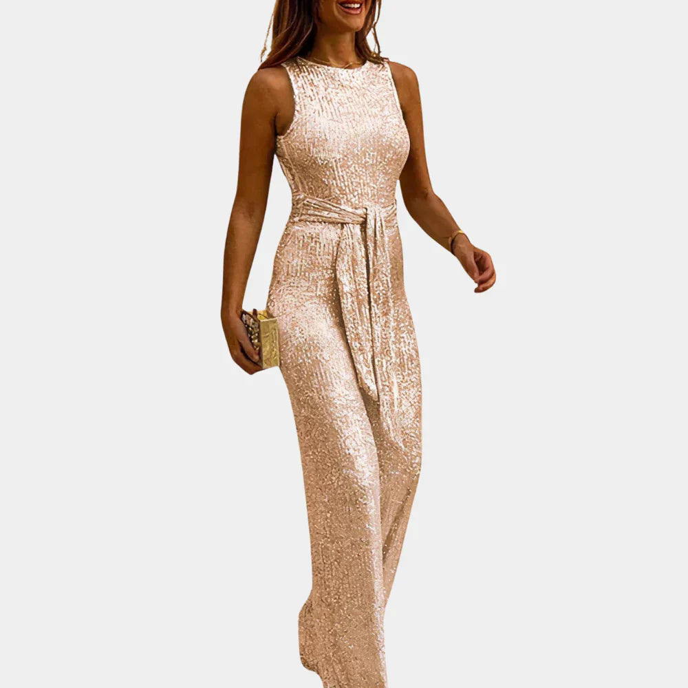 Womens Glitter Jumpsuit