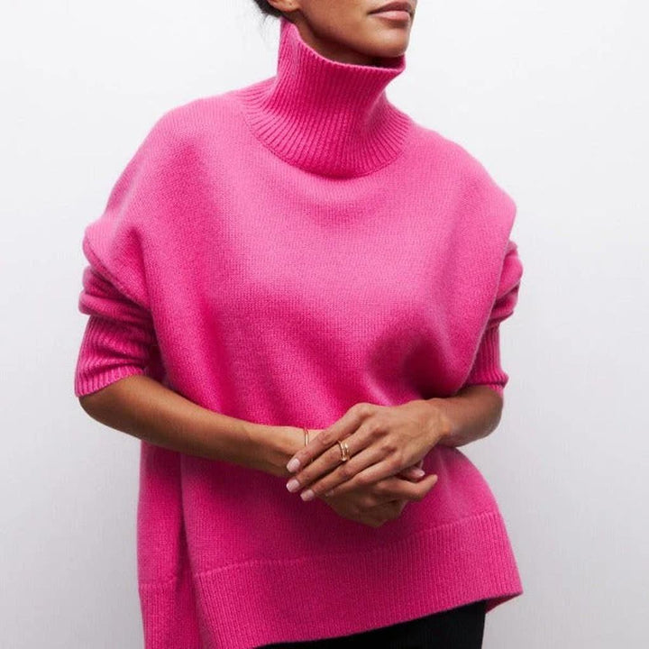 Women’s Roll-Neck Sweater – Winter Staple