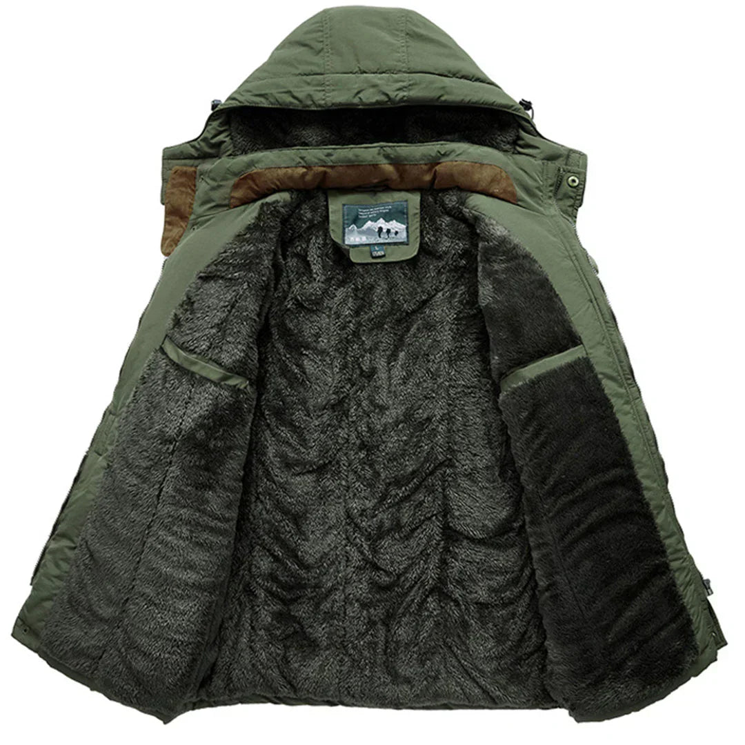 Stylish Winter Coat with Hood for Men