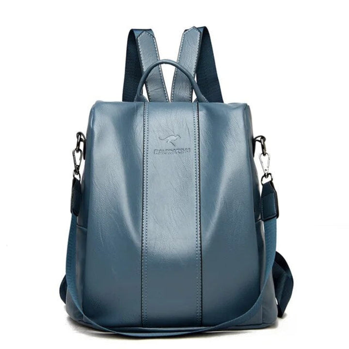 Women’s Anti-Theft Leather Backpack