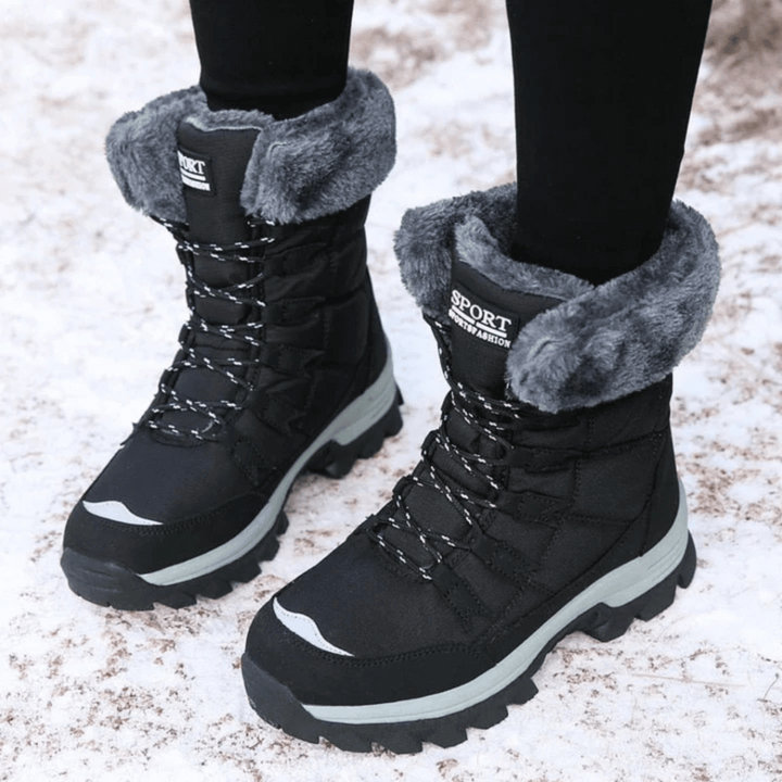 Women’s Lace-Up Mid Calf Boots