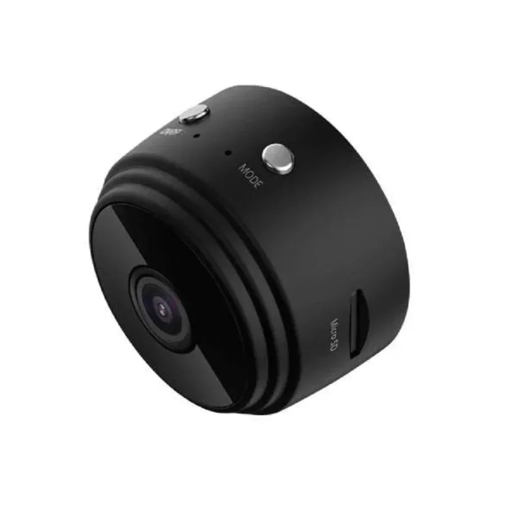 "Black HD wireless backup camera for RVs, trucks, trailers with night vision, waterproof design, perfect for safe reversing."