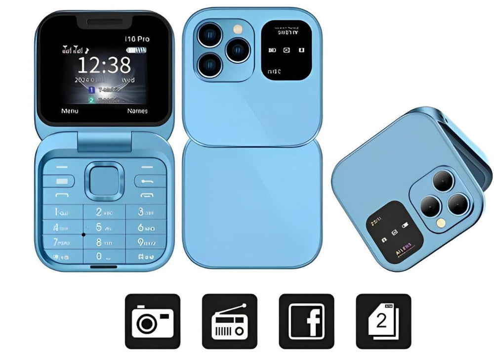 Foldable Dual SIM Phone zaxx
