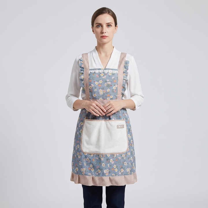 Floral Kitchen Apron