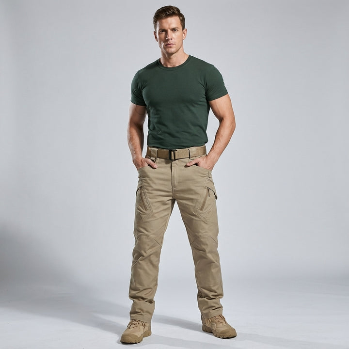 Multi-Pocket Cargo Pants for Men