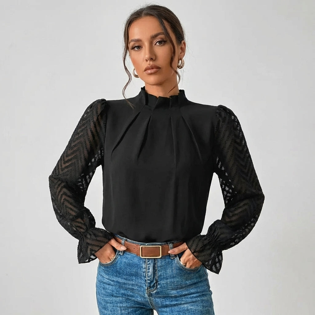 Elegant Long Sleeve Top for Women