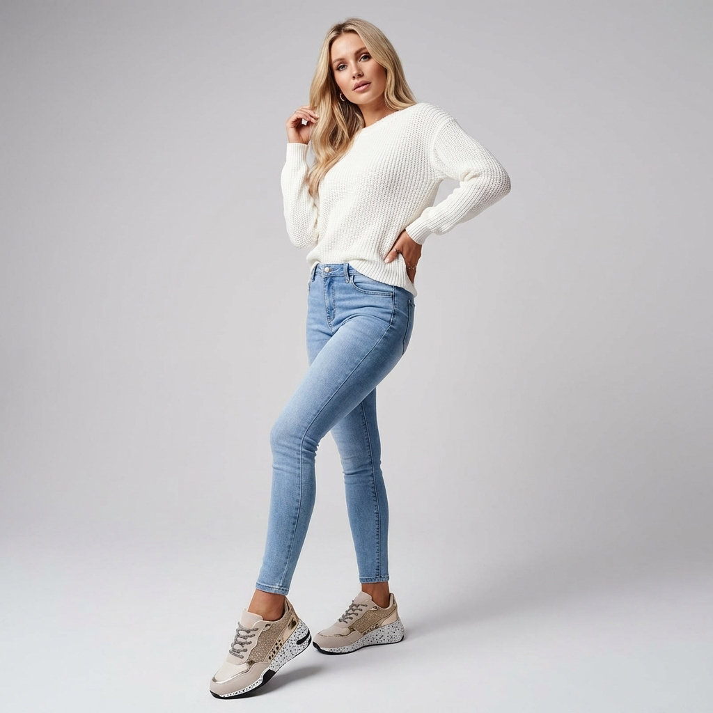 Women's Customizable Platform Sneakers Style