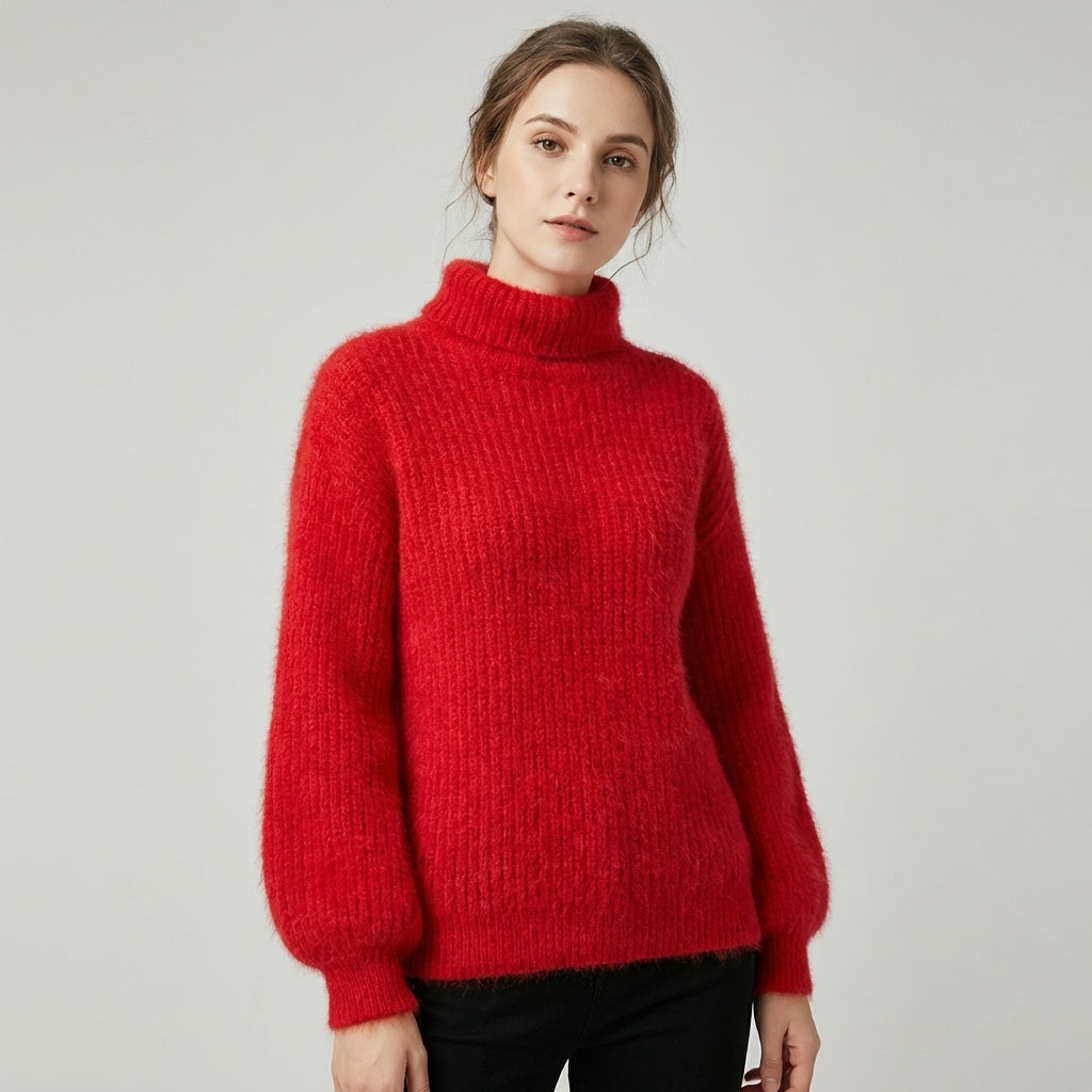 Mohair Turtleneck Sweater