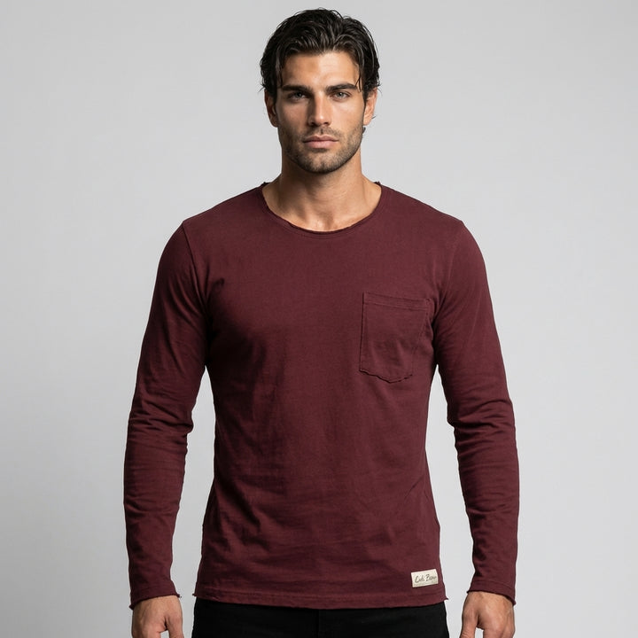 Vintage Cotton Long Sleeve with Crew Neck