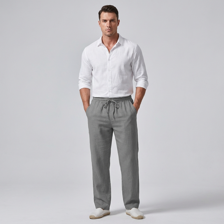 Men's Linen Beach Pants for Effortless Summer Comfort
