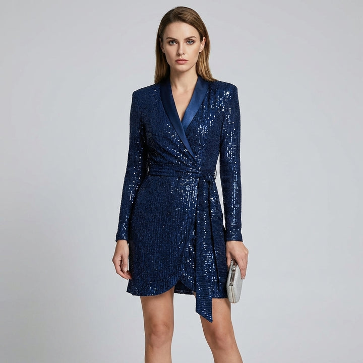 Stylish Blazer Dress for Women Chic Sophistication with a Glamorous Touch