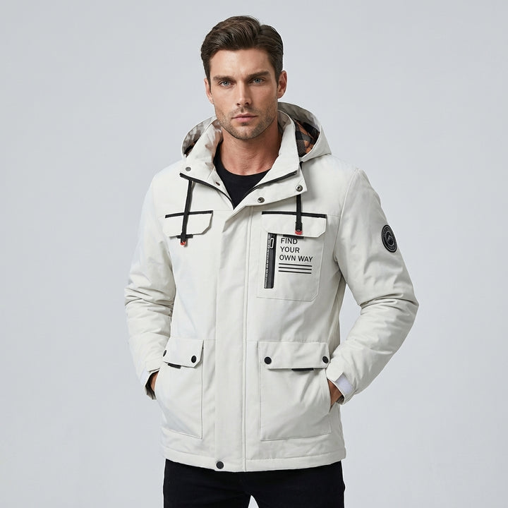 Cael – Men's Wind and Waterproof Hooded Jacket