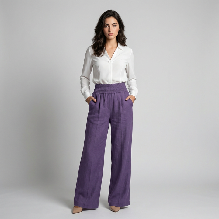 Elegant Stretchy Palazzo Pants for Women
