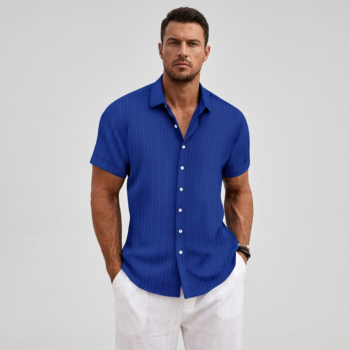 Summer Short-Sleeve Men's Shirt