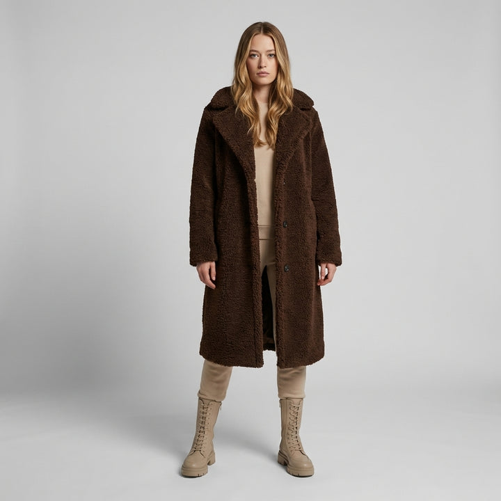 Long Teddy Coat for Women
