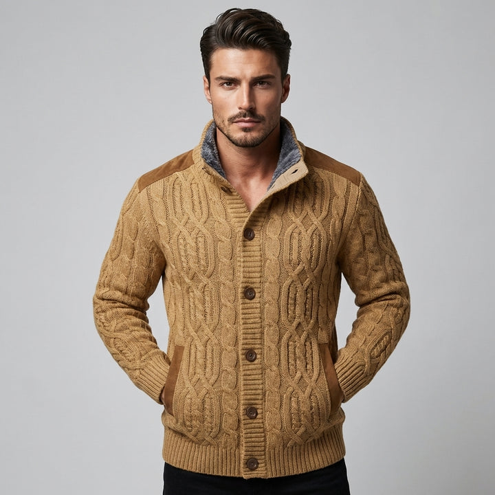 Men’s Plush-Lined Cardigan