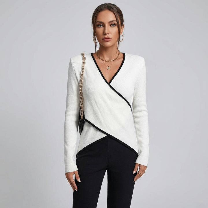 Women’s V-Neck Sweater  — Refined Knit Style
