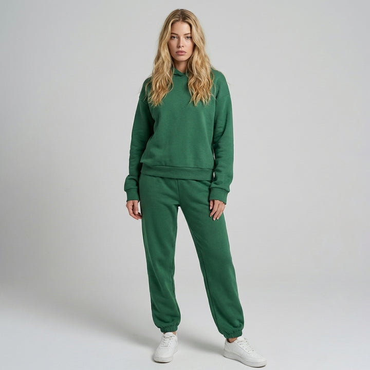 Women’s Hoodie & Jogger Set – Relaxed Winter Lounge Wear