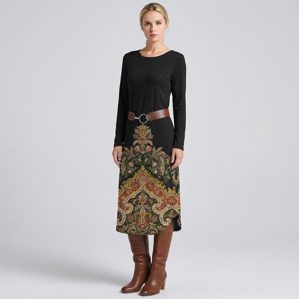 Women’s Midi Floral Print Dress