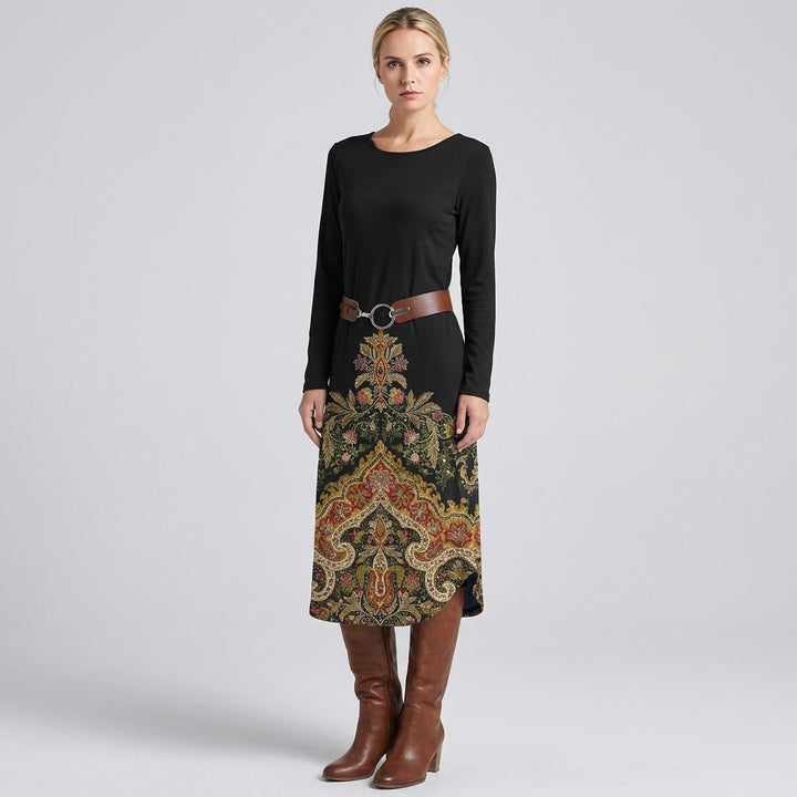 Women’s Midi Floral Print Dress