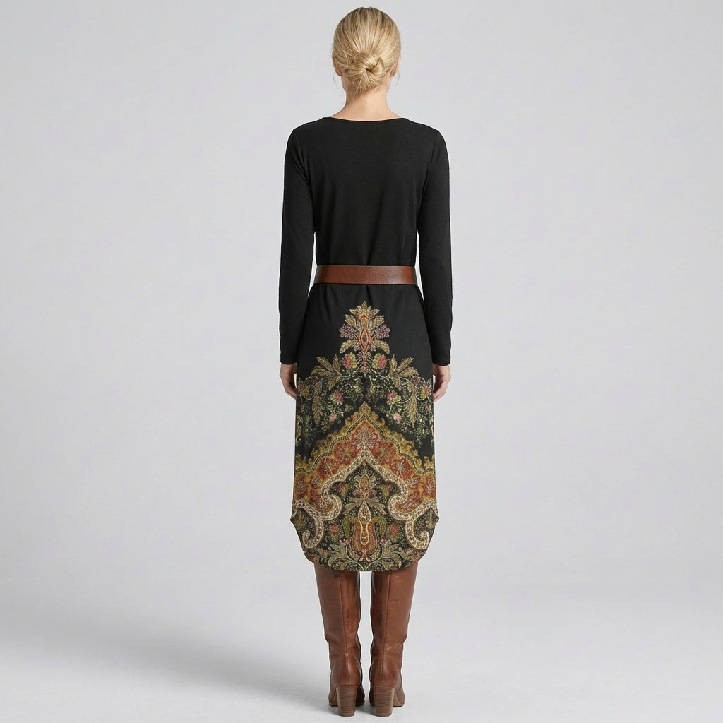 Women’s Midi Floral Print Dress