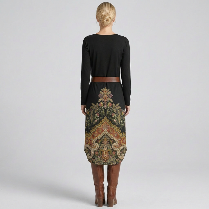 Women’s Midi Floral Print Dress