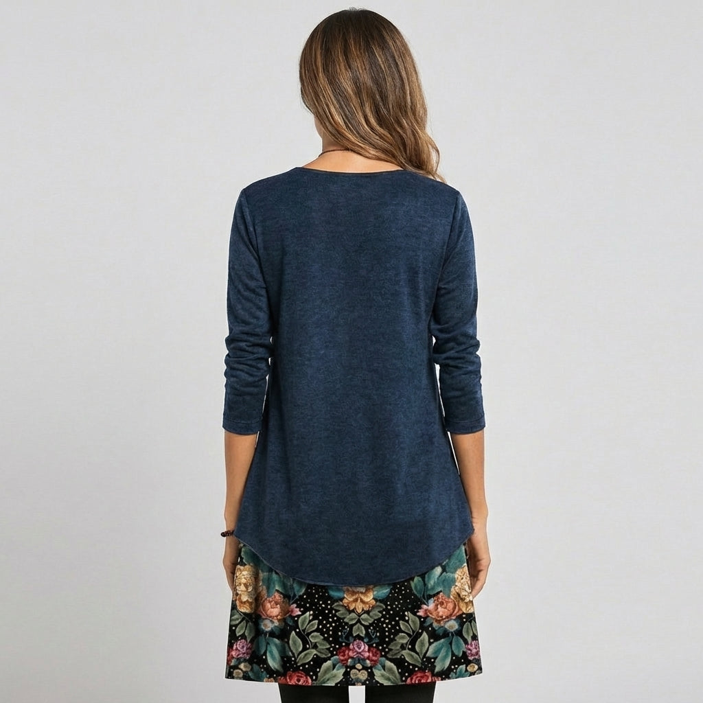 Women’s Floral Button Mini Dress