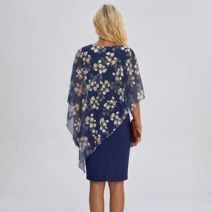 Elegant Floral Chiffon Dress – Graceful Style with Feminine Prints