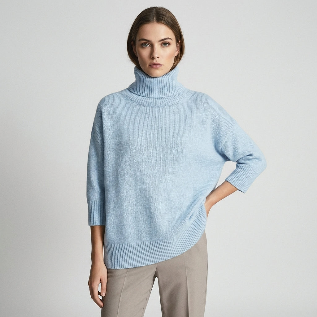 Women’s Roll-Neck Sweater – Winter Staple
