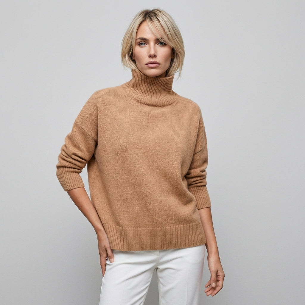 Women’s Turtleneck Sweater  – Winter-Ready Knit Layer