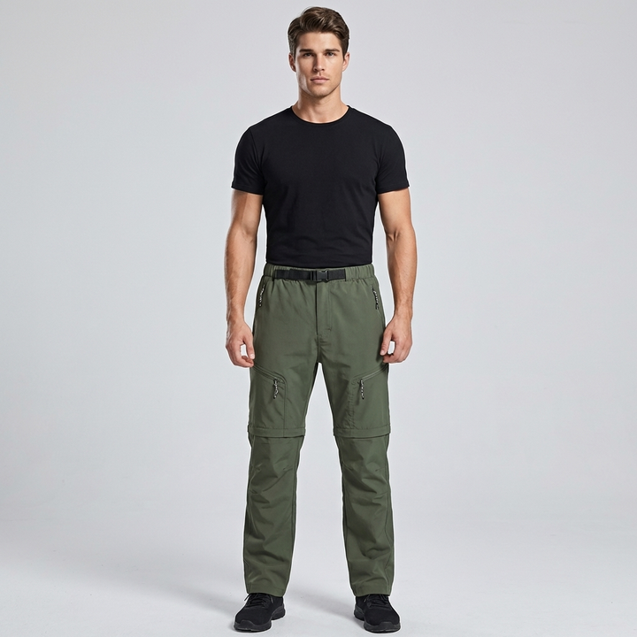 Men’s 2-in-1 Hiking Pants – Rugged Style with Convertible Function