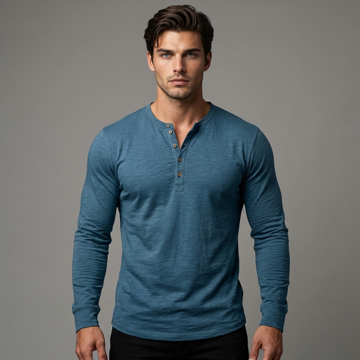Loose Men's Cotton Shirt – Casual Everyday Style