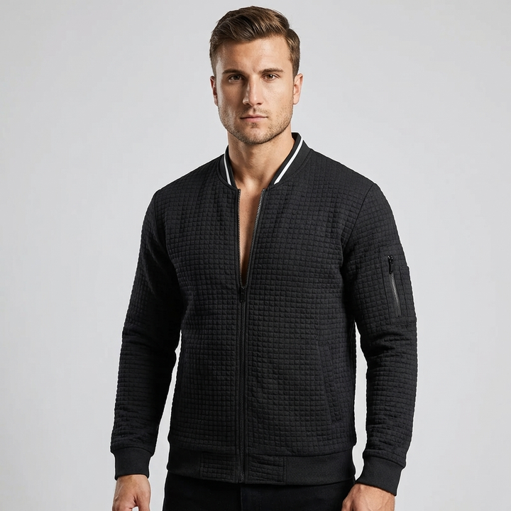 Men’s Half-Zip Sweater – Relaxed Layering for Cooler Days