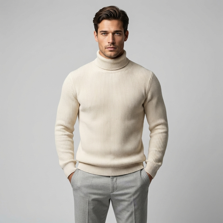 Men's Turtleneck Sweater – Elegant and Stylish for Colder Seasons