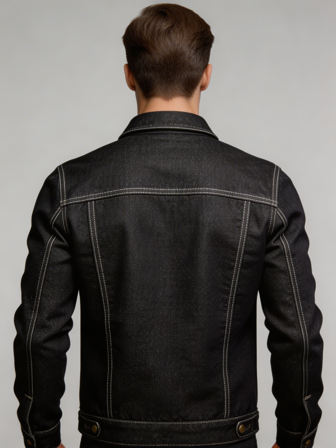 Men's Denim Trucker Jacket  Classic Style for Everyday Wear