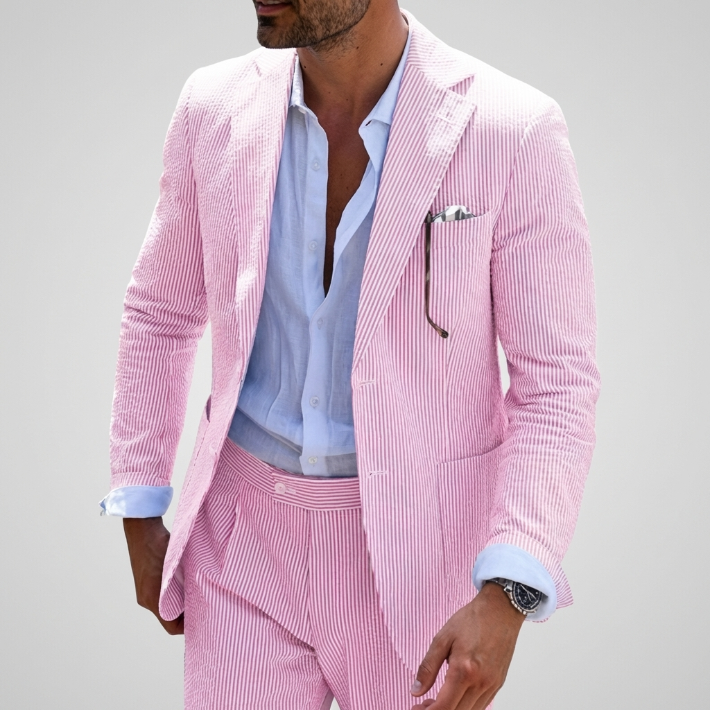 Men's Summer Suit Two-Piece