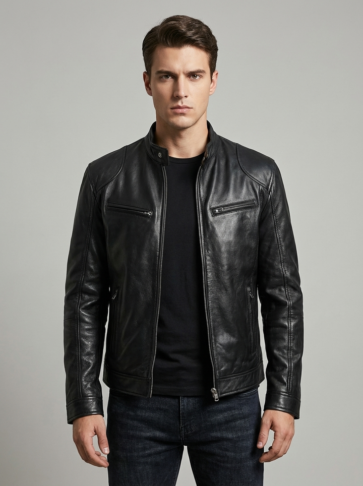 Classic Leather Jacket for Men